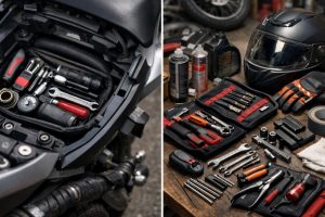 Kit de herramientas para tu moto: qué llevar bajo el asiento y qué tener en el garaje
