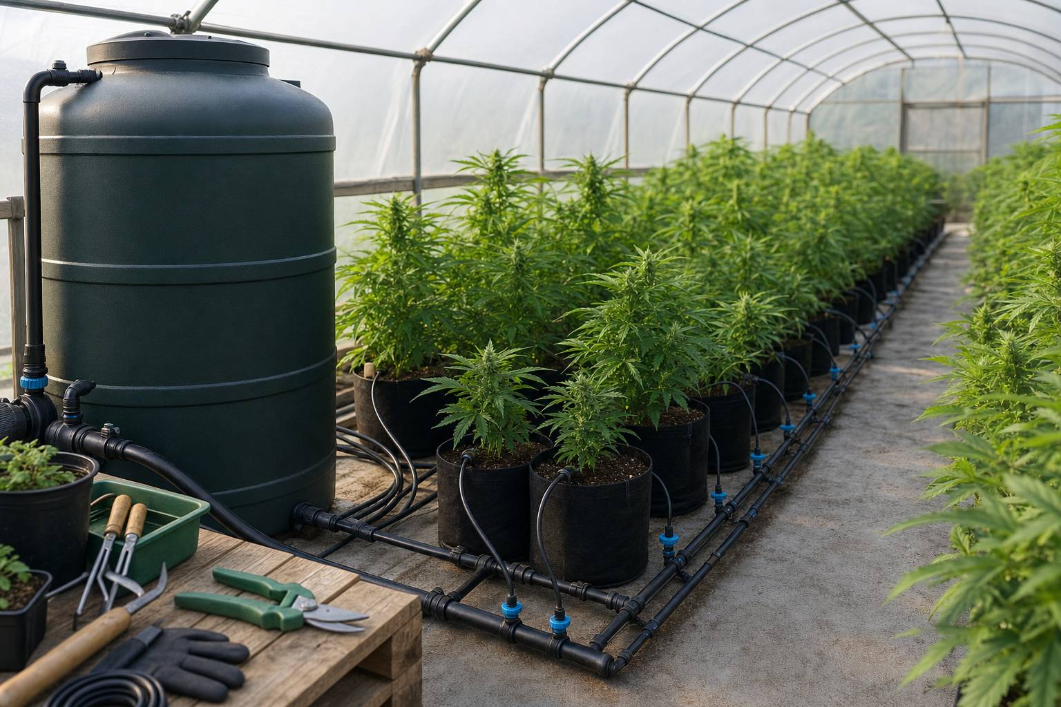 Cómo instalar un sistema de riego por goteo para cultivo de marihuana paso a paso